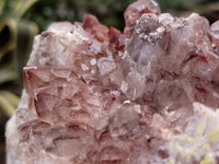 Natural Red Hematoid Quartz Clusters x 2 From Karoi, Zimbabwe