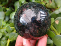 Polished Iolite Spheres x 6 From Ambatofinandrahana, Madagascar