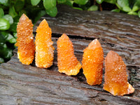 Natural Golden Solar Spirit Quartz Clusters x 35 From Boekenhouthoek, South Africa