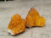 Natural Golden Solar Spirit Quartz Clusters x 35 From Boekenhouthoek, South Africa