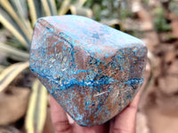 Polished Shattuckite Free Forms x 6 From Congo