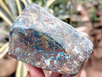 Polished Shattuckite Free Forms x 6 From Congo