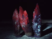 Natural Drusy Quartz Coated Calcite Pseudomorph Specimens x 20 From Alberts Mountain, Lesotho