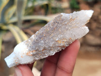 Natural Drusy Quartz Coated Calcite Pseudomorph Specimens x 20 From Alberts Mountain, Lesotho