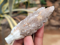 Natural Drusy Quartz Coated Calcite Pseudomorph Specimens x 20 From Alberts Mountain, Lesotho