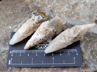 Natural Drusy Quartz Coated Calcite Pseudomorph Specimens x 35 From Lesotho