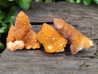 Natural Golden Solar Spirit Quartz Clusters x 20 From Boekenhouthoek, South Africa