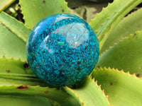 Polished Chrysocolla Conglomerate Sphere x 1 From Congo