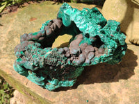 Natural Botryoidal Silky Malachite Specimen x 1 From Congo