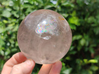 Polished Quartz Crystal Balls x 2 From Madagascar