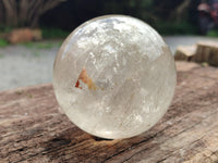 Polished Quartz Crystal Balls x 2 From Madagascar