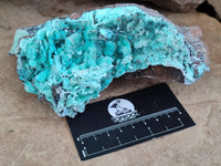 Natural Drusy Coated Chrysocolla Specimen x 1 From Congo