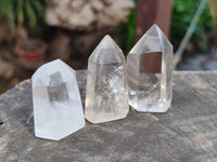 Polished Clear Quartz Crystals x 35 From Madagascar