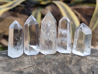 Polished Clear Quartz Crystals x 35 From Madagascar