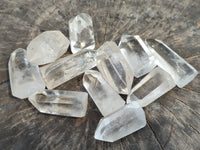 Polished Clear Quartz Crystals x 35 From Madagascar