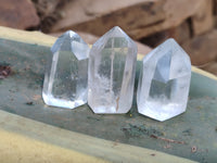 Polished Clear Quartz Crystals x 35 From Madagascar