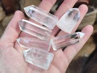 Polished Clear Quartz Crystals x 35 From Madagascar