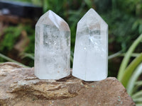 Polished Clear Quartz Crystals x 35 From Madagascar