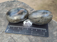 Polished Rare Pharaoh Stone Pyrite in Basalt Free Forms x 3 Iron Duke Mine, Zimbabwe