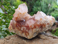 Natural Amethyst Spirit Quartz Clusters x 3 From Boekenhouthoek, South Africa