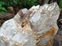 Polished Smokey Cascading Window Quartz Crystal x 1 From Madagascar