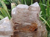 Polished Smokey Cascading Window Quartz Crystal x 1 From Madagascar