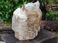 Polished Smokey Cascading Window Quartz Crystal x 1 From Madagascar