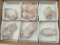 Natural Amethyst Spirit Quartz Clusters x 6 From Boekenhouthoek, South Africa