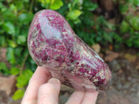 Polished Rubellite Pink Tourmaline Standing Free Forms x 2 From Madagascar