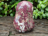 Polished Rubellite Pink Tourmaline Standing Free Forms x 2 From Madagascar