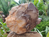 Natural Red Hematoid Quartz Clusters x 2 From Karoi, Zimbabwe