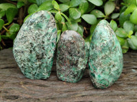 Polished Emerald Mica In Matrix Free Forms x 9 From Mutoko, Zimbabwe