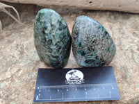 Polished Emerald Mica In Matrix Free Forms x 9 From Mutoko, Zimbabwe