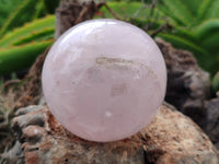 Polished Rose Quartz Spheres x 3 From Ambatondrazaka, Madagascar