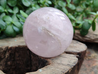 Polished Rose Quartz Spheres x 3 From Ambatondrazaka, Madagascar