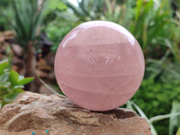 Polished Rose Quartz Spheres x 3 From Ambatondrazaka, Madagascar