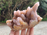 Natural Ametrine Spirit Quartz Clusters x 2 From Boekenhouthoek, South Africa