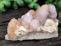 Natural Ametrine Spirit Quartz Clusters x 2 From Boekenhouthoek, South Africa