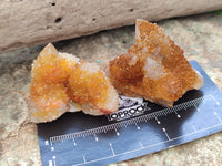 Natural Golden Solar Spirit Quartz Crystals x 20 From Boekenhouthoek, South Africa