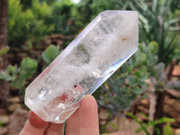 Polished Frosted Quartz Crystal Points x 6 From Madagascar