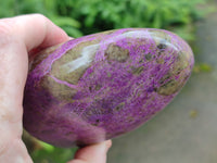 Polished Stichtite Standing Free Forms x 3 From Barberton, South Africa