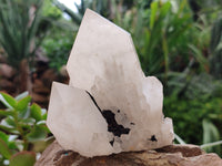 Natural Cascading Quartz Clusters x 3 from Madagascar