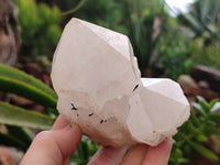 Natural Cascading Quartz Clusters x 3 from Madagascar