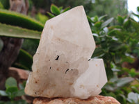 Natural Cascading Quartz Clusters x 3 from Madagascar