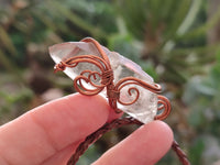 Hand Made Copper Wire Wrapped Pendants x 6 From Southern Africa