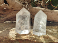 Polished Clear Quartz Crystals x 4 From Madagascar