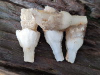 Natural Drusy Quartz Coated Calcite Pseudomorph Specimens x 24 From Alberts Mountain, Lesotho