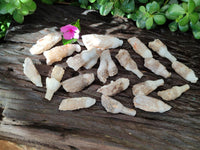 Natural Drusy Quartz Coated Calcite Pseudomorph Specimens x 24 From Alberts Mountain, Lesotho