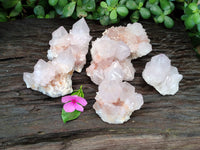 Natural Amethyst Spirit Quartz Clusters x 6 From Boekenhouthoek, South Africa