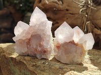 Natural Amethyst Spirit Quartz Clusters x 6 From Boekenhouthoek, South Africa